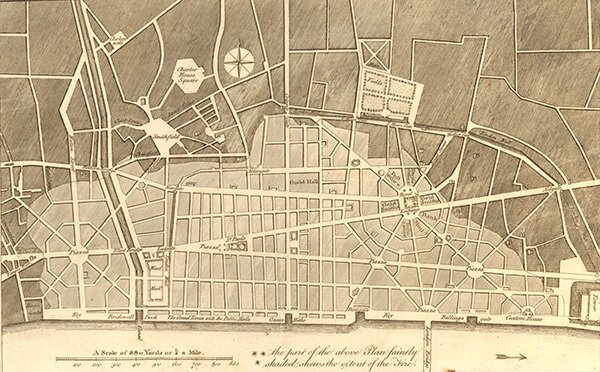 Christopher Wren's plan for rebuilding London